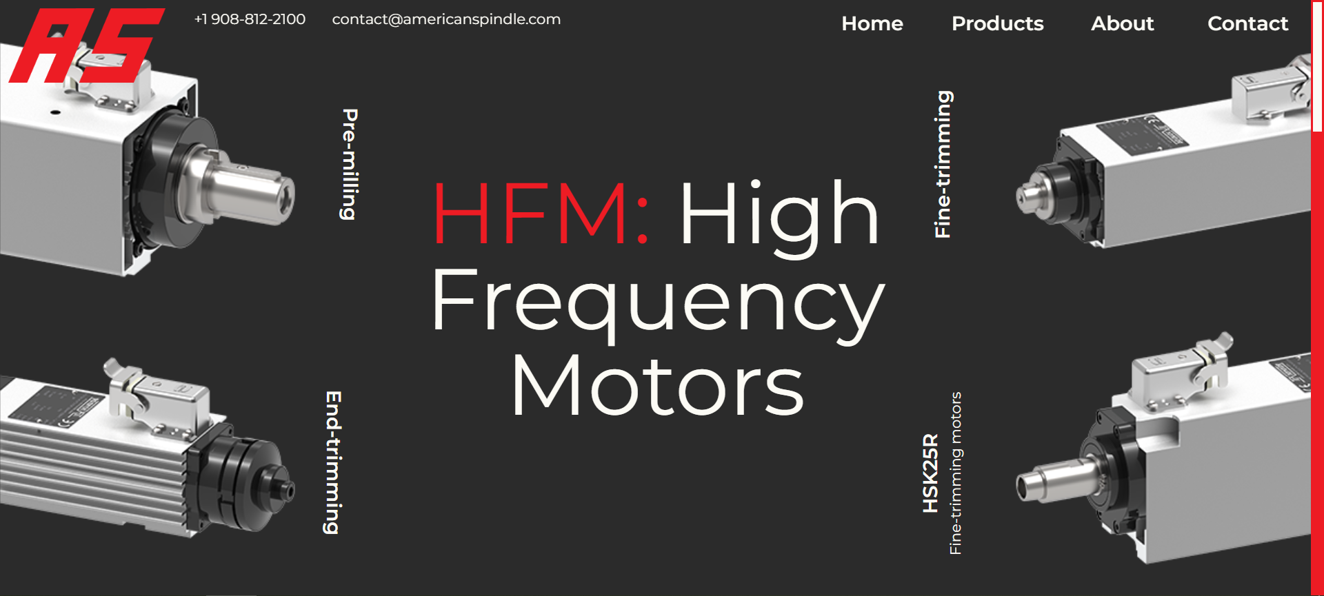 High frequency motor landing.
