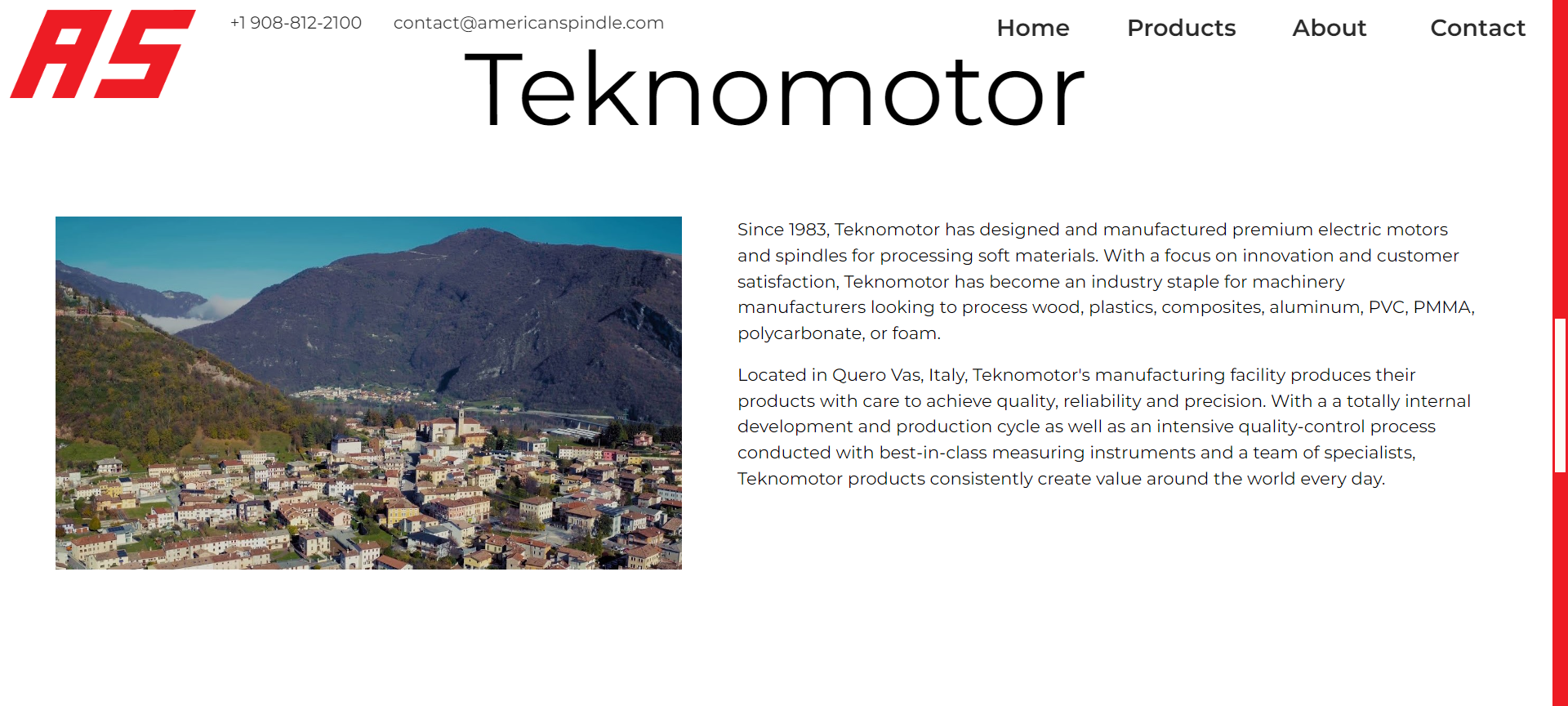 Parent company description.