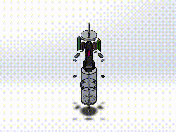 Animation of avionics bay.