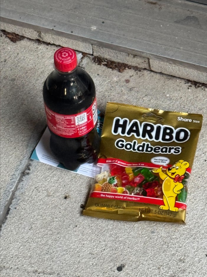 Gift left for our first customer :)