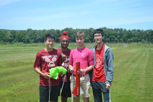 After retrieval of rocket.